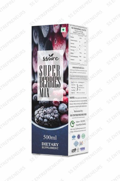  Fresh Fruit Pulp Ssure Multiberry Juice 1000ml, Certification : Fssai Certified