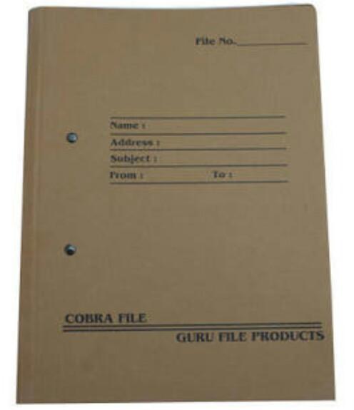 Rectangle Paper Board cobra files, for Office, School, Size : A4, A5
