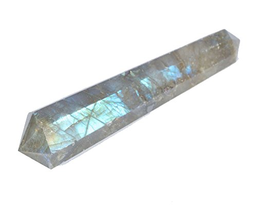 Polished Labradorite Double Points Tower, Feature : Natural Material