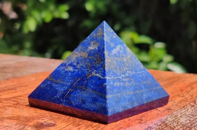 Lapis Lazuli Pyramid, for Making Jewellery, Home Decor, Size : 3 Inch To 5 Inch