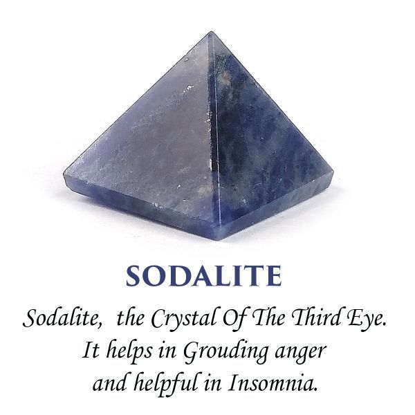 Natural Sodalite Pyramid