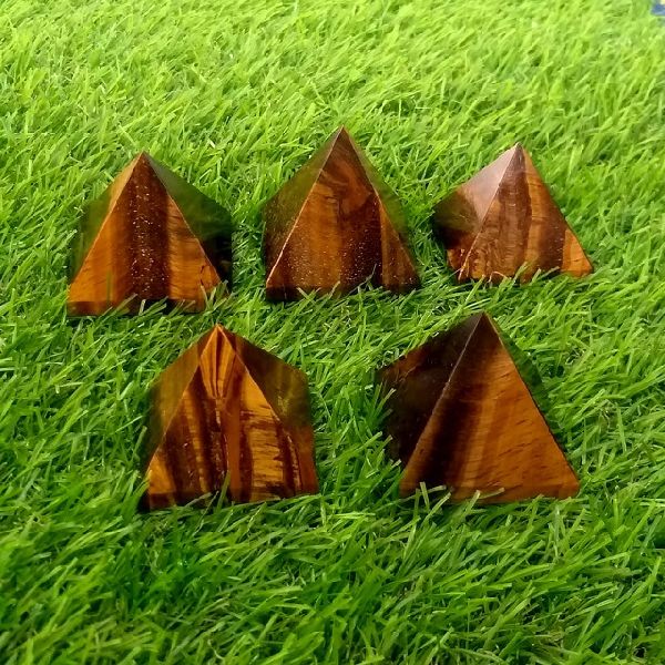 Polished Tiger Eye Pyramid, Size : Multisize