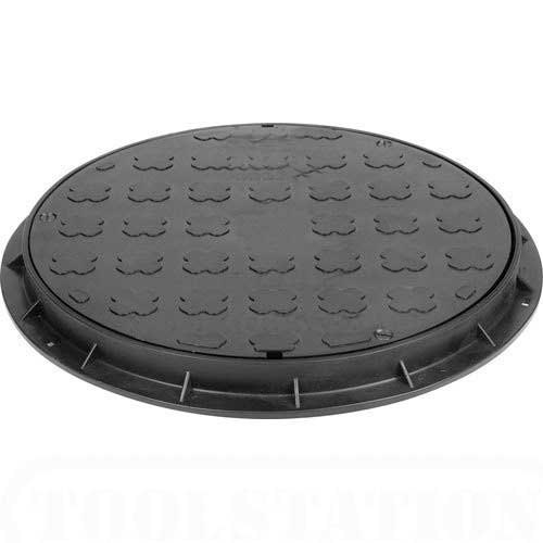 Gajanand Cement frp manhole cover, for Construction, Shape : Round