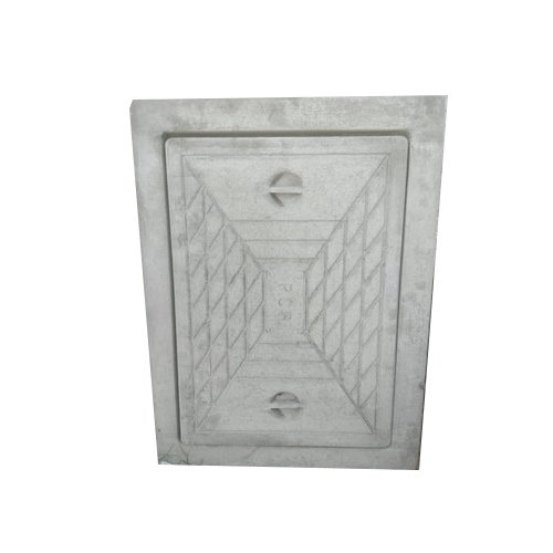 Gajanand Cement Rectangular RCC Manhole Cover, for Construction, Color : Grey