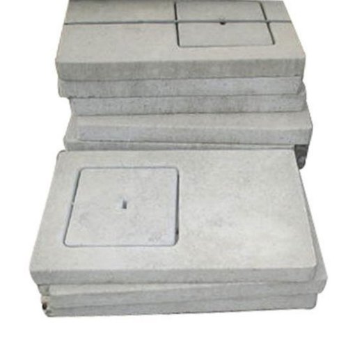 Gajanand Cement SFRC RCC Manhole Cover, for Construction, Shape : Rectangular
