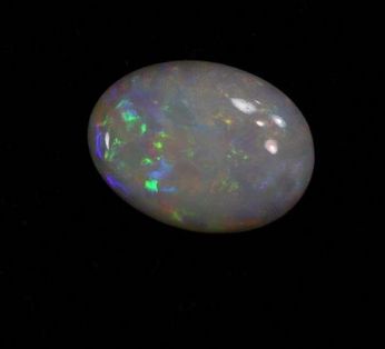 Oval 1.05 Carat White Crystal Opal Stone, for Jewellery, Packaging Type : Plastic Box, Wooden Box