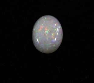 Oval 1.10 Carat White Crystal Opal Stone, for Jewellery, Packaging Type : Plastic Box, Wooden Box