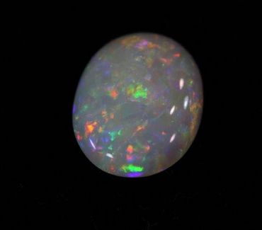 Oval 1.50 Carat White Crystal Opal Stone, for Jewellery, Packaging Type : Plastic Box, Wooden Box