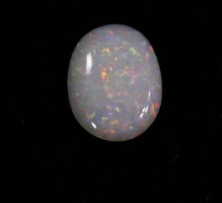 Oval 1.60 Carat White Crystal Opal Stone, for Jewellery, Packaging Type : Plastic Box, Wooden Box