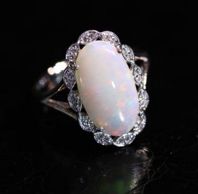 3.11 Carat Opal Ring, Gender : Female