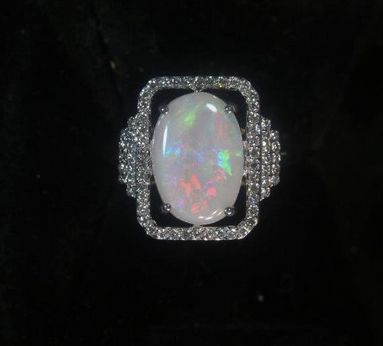 3.13 Carat Opal Ring, Occasion : Party Wear