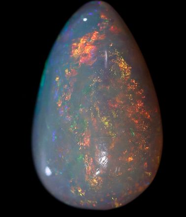 Pear 3.25 Carat White Crystal Opal Stone, for Jewellery, Packaging Type : Plastic Box, Wooden Box