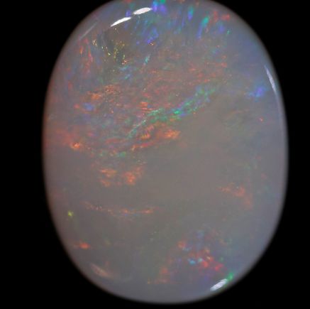 Oval 3.30 Carat White Crystal Opal Stone, for Jewellery, Packaging Type : Plastic Box, Wooden Box