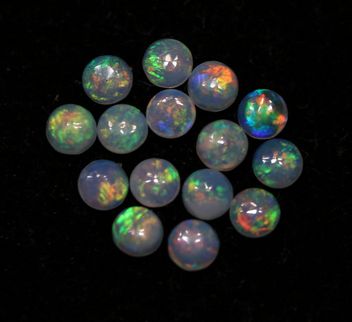 Oval 3 mm Calibrated Opal Stone, for Jewellery