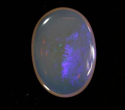 Oval 5.50 Carat Blue Fire Opal Stone, for Jewellery, Packaging Type : Plastic Box, Wooden Box