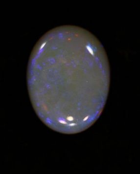 Oval 6.45 Carat Blue Fire Opal Stone, for Jewellery, Packaging Type : Plastic Box, Wooden Box