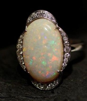 6.85 Carat Opal Ring