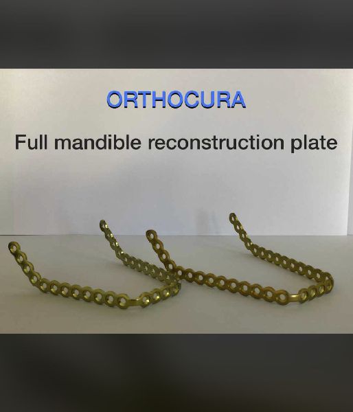 ORTHOCURA Full mandible reconstruction plate, Certification : ISO13485