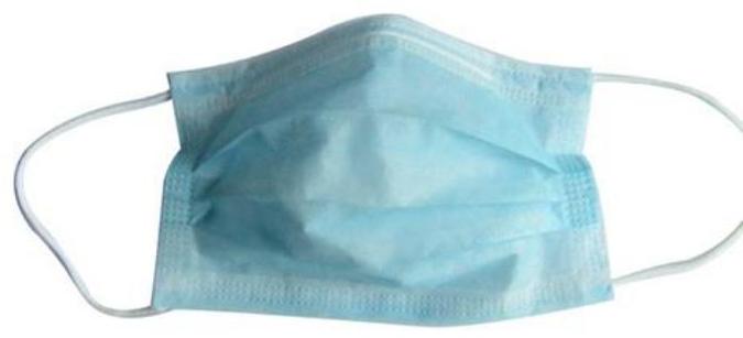3 layer surgical mask, Color : blue