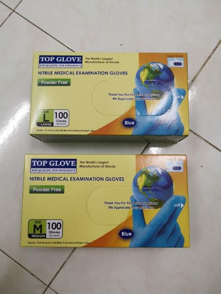 Top glove store nitrile gloves