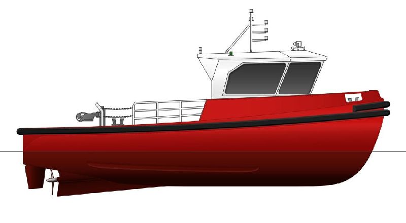 Mooring steel launch (Tug boat )