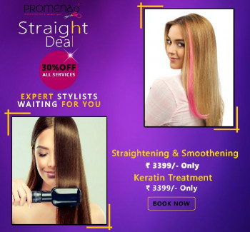 Hair straightening and Smoothening Services Bhubaneswar by Promenad Unisex  Salon and Spa from Bhubaneswar Odisha | ID - 5693926