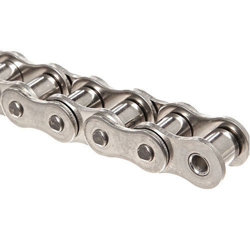 Stainless Steel Roller Chain, Color : Siiver