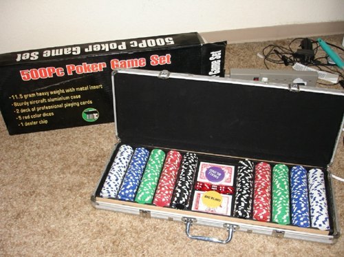 Plastic Poker Game, Size : 58.2 x 23.6 x 7.8 cm