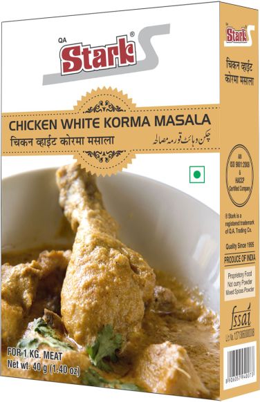 Common Chicken White Korma Masala, Packaging Size : 40g