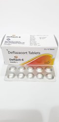 DEFLAZIT-6 Deflazacort Tablet, Feature : Long shelf life, Highly effective, 100% safe to use