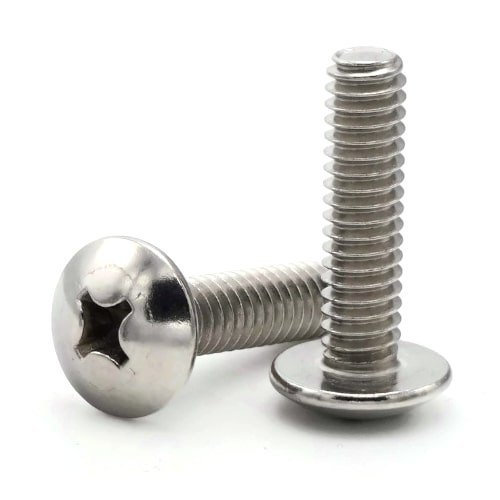 Truss Head Machine Screws, for Glass Fitting, Door Fitting, Hardware Fitting, Packaging Type : Plastic Packet