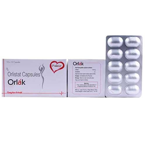 Orlak Orlistat Capsules, Packaging Type : Box