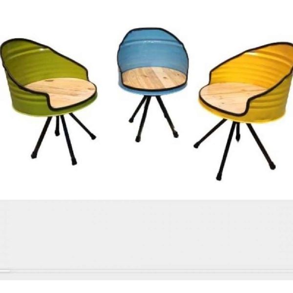 Aluminium Polished Antique Drum Chair, for Restaurant, Feature : Attractive Designs