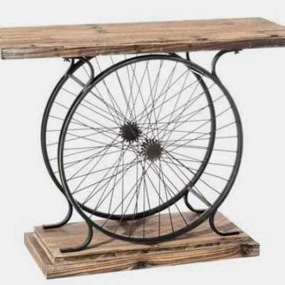 Wooden Cycle Rim Table, for Home Furniture, Specialities : Termite Proof
