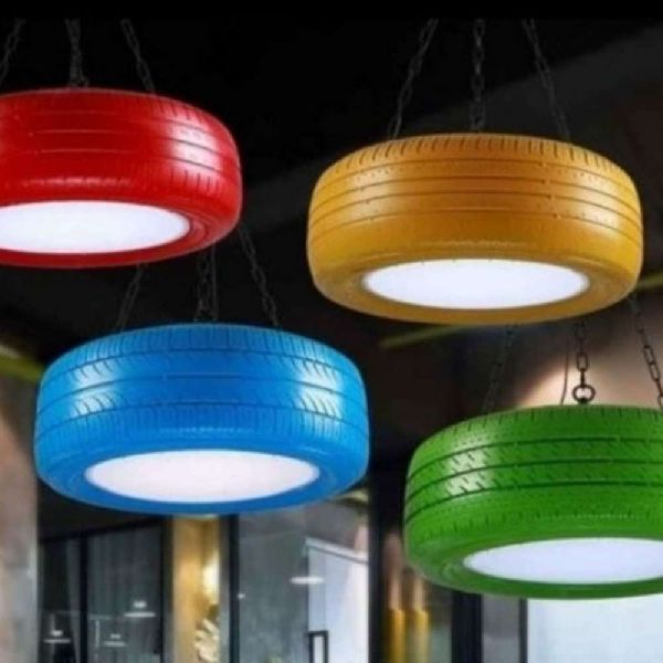 Round Tire Hanging Lamp, for Home Decor, Feature : Low Consumption, Stable Performance