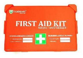 Thadani Make First Aid Kit, Color : High Visibility Orange