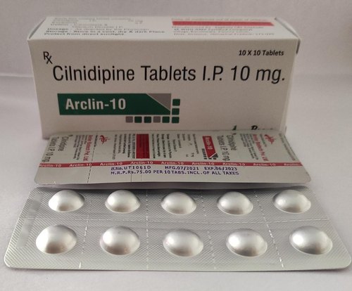Cilnidipine Tablet, Packaging Size : 10*10 (Alu-Alu)