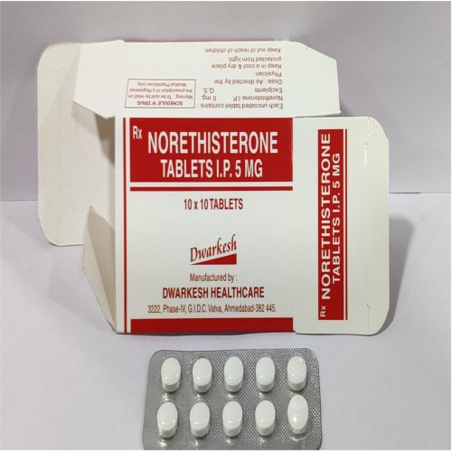 Norethisterone Tablets, Packaging Type : Strip