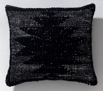 Cotton and Lurex Square Pillow