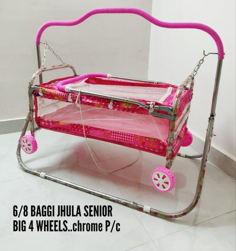 Style Mayur Stainless Steel (Frame) Portable Baby Cradle