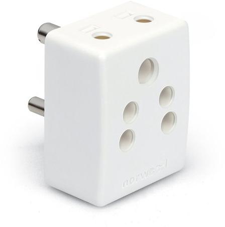 PVC Electrical Multi Plug, Color : White