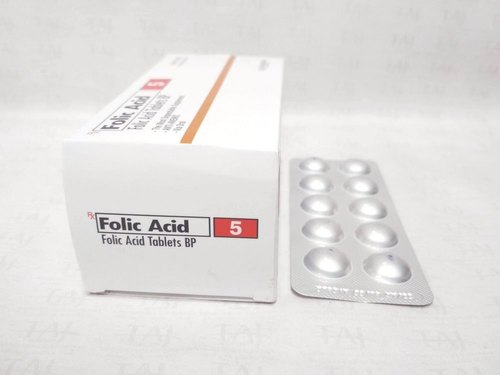 Folic Acid Tablets, Packaging Size : 10x10  Tablet