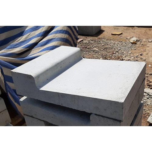 Concrete Kerb Stone, for Pavement, Form : Solid