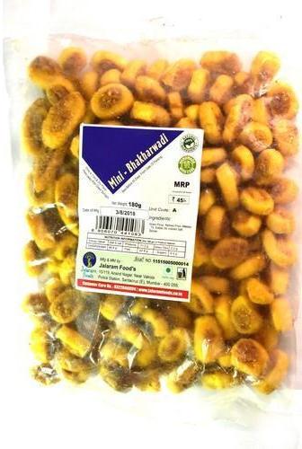 Jalaram Foods Mini Bhakarwadi, Packaging Type : Plastic Packets