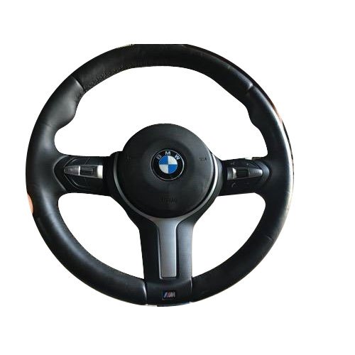 Round Leather Carbon fiber Car Steering Wheel