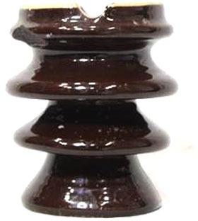 Porcelain Electronic Insulators, Color : Brown