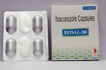 Bionaz Itraconazole 200mg Tablets, Certification : ISO 9001:2008 Certified