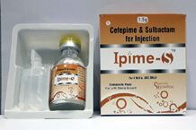 Ipime-S Cefepime and Sulbactam Injection, Packaging Type : Glass Bottles, Plastic Bottles