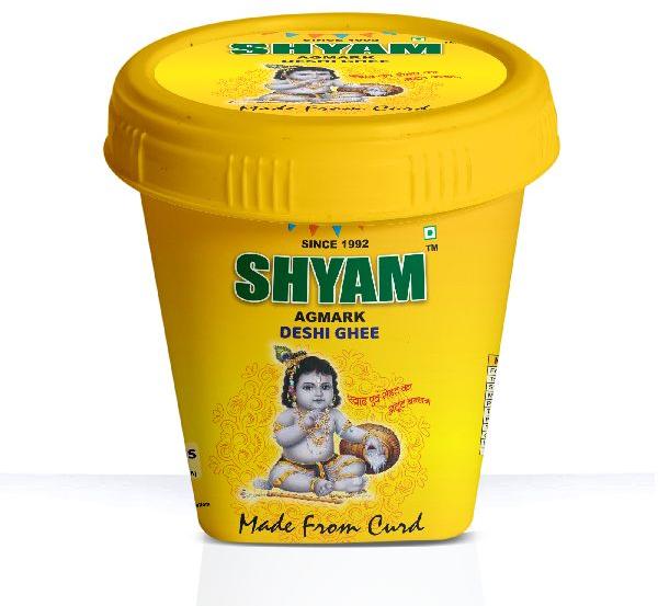 PP 1000ml Ghee Packaging Container, Shape : Round