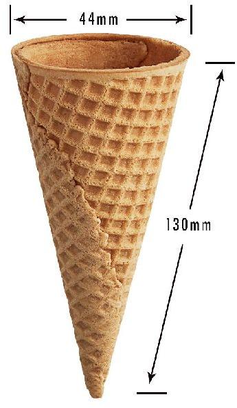 13mm Sugar Ice Cream Cone, Taste : Sweet